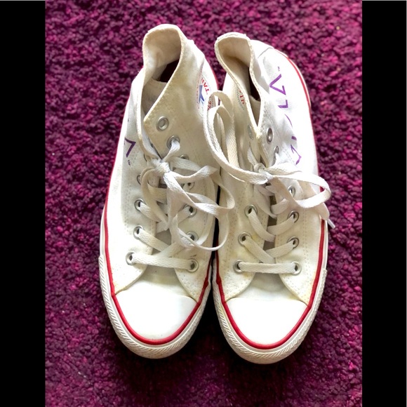 New Chuck converse sneakers, branded by Viola - Picture 2 of 3